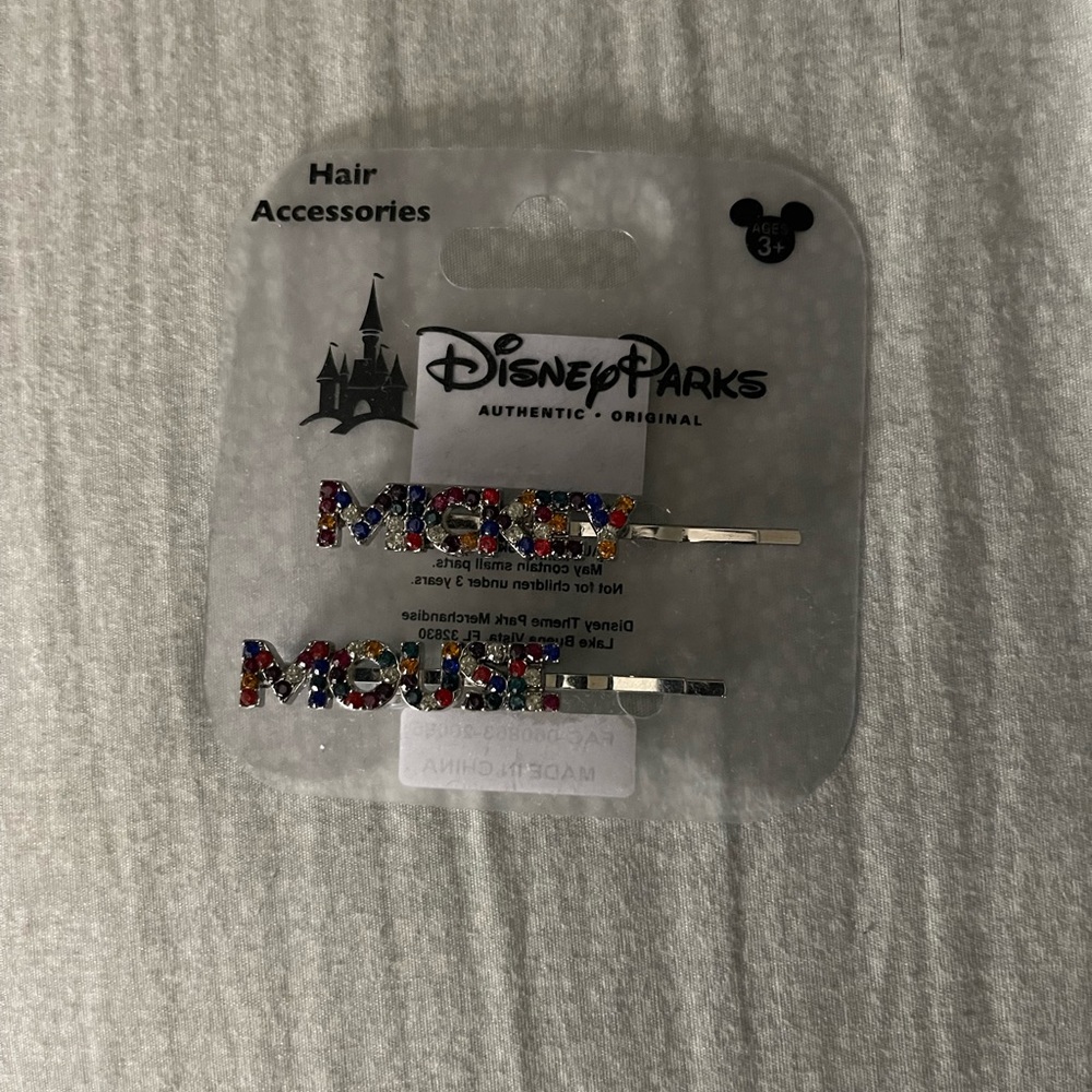 NWT Mickey Mouse hair clips